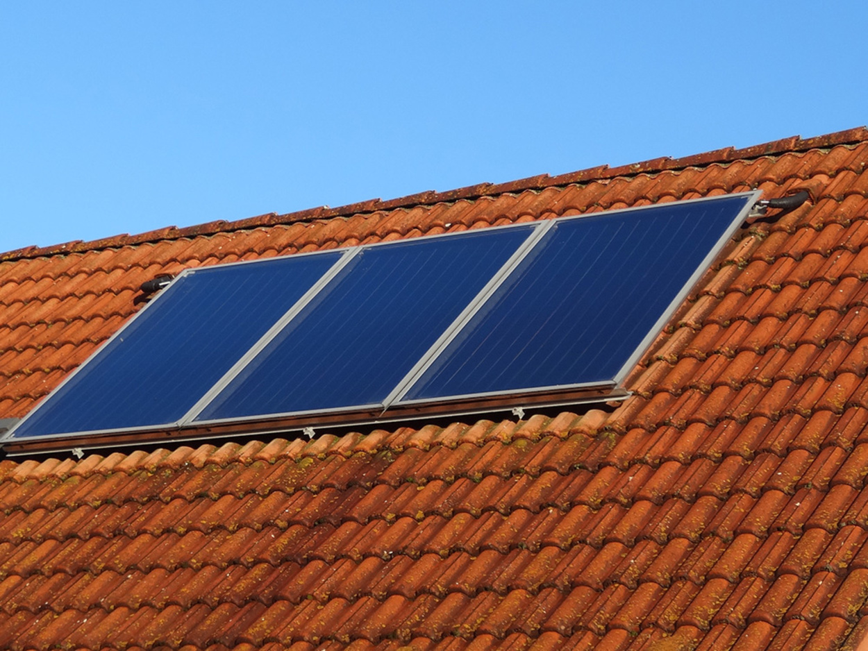 Solarthermie bei Klaus Scheller Elektrotechnik in Großlangheim